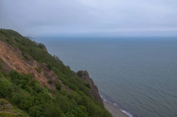 Bela Ventosa Costa Mar Okhotsk Região Magadan Rússia Extremo Oriente — Fotografia de Stock