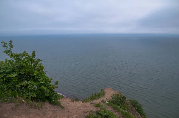 Rusya 'nın güzel ve rüzgarlı Okhotsk kıyısı, Magadan bölgesi. Rusya 'nın Uzak Doğusu, Sibirya