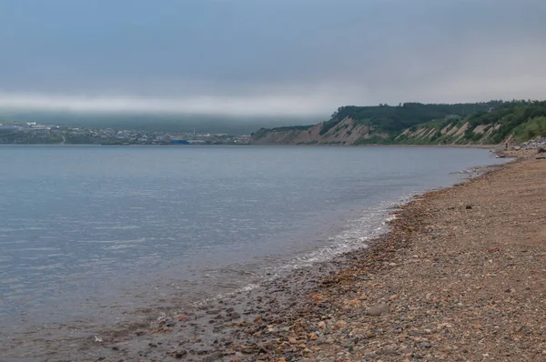 Magadan Daki Gerntner Körfezi Nde Deniz Manzarası Var Rusya Nın — Stok fotoğraf