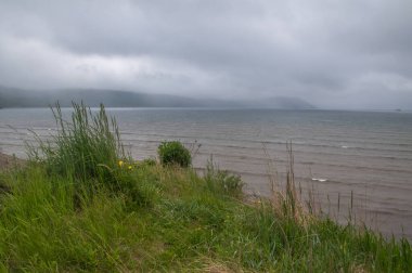 Magadan, Rusya 'nın Uzak Doğusu. Okhotsk Denizi kıyısında, Nagaev Körfezi.