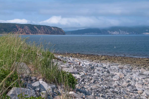 Região Magadan Extremo Oriente Rússia Margem Mar Okhotsk Caminhando Fundo — Fotografia de Stock