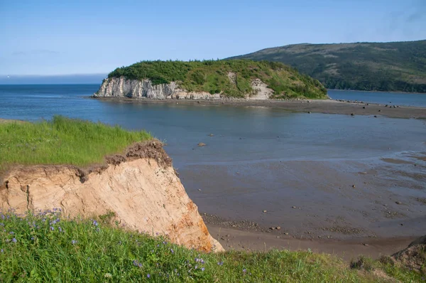Região Magadan Extremo Oriente Rússia Margem Mar Okhotsk Água Baixa — Fotografia de Stock