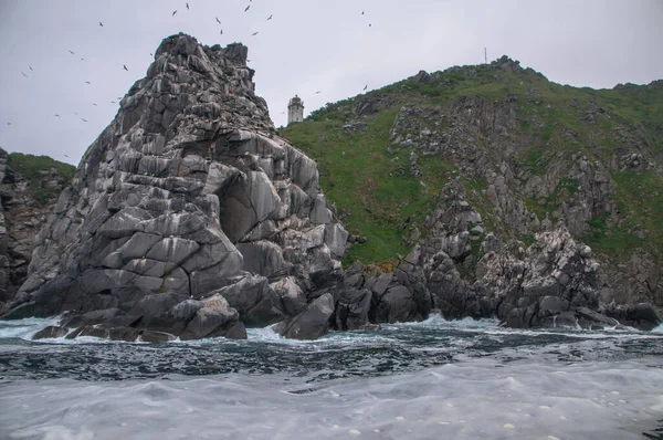 Region Magadan Ferner Osten Russlands Inseln Und Felsen Ochotskischen Meer — Stockfoto