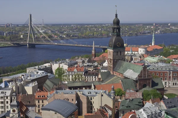 Riga panorama — Stockfoto