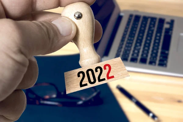 Znaczek Nadrukiem 2022 — Zdjęcie stockowe