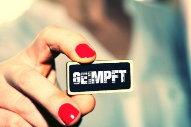 An indication of a vaccination