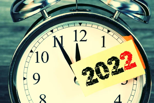 Alarm Clock Year 2022 — Zdjęcie stockowe