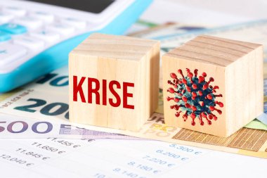Euro banknotes and Covid-19 pandemic in Europe