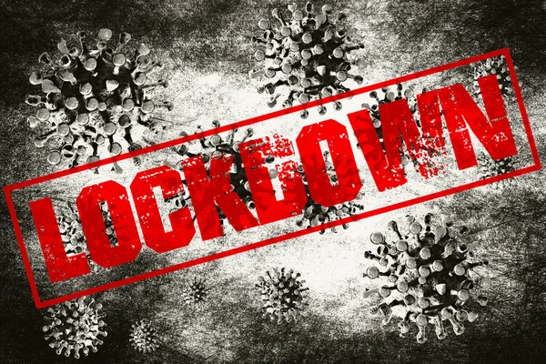 Corona Virus Covid Pandemic Lockdown — Stock Photo, Image