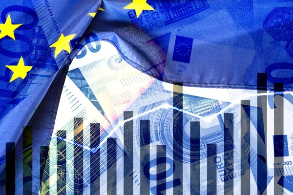 Euro Banknotes Economy European Union — Stock fotografie