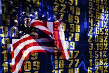 ABD ve Amerikan ekonomisinin bayrağı