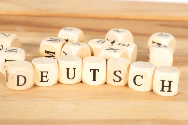 Různé Dopisy Německý Jazyk — Stock fotografie