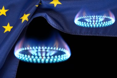 Avrupa 'ya gaz alevi, AB bayrağı ve doğalgaz arzları