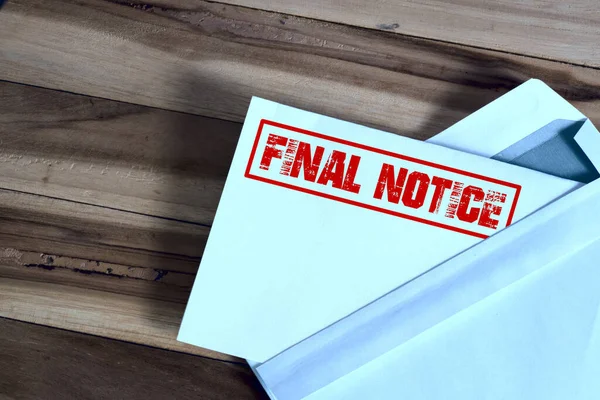 Son bir hatırlatması olan bir mektup.