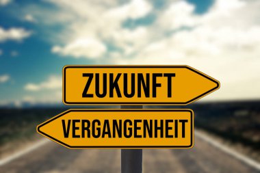 Two signs point to Poland and Germany