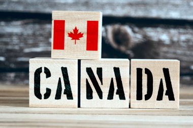 Canadian flag and Canada