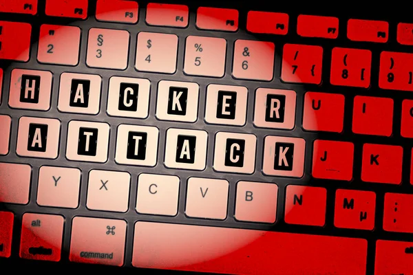 Attacco Computer Hacker — Foto Stock