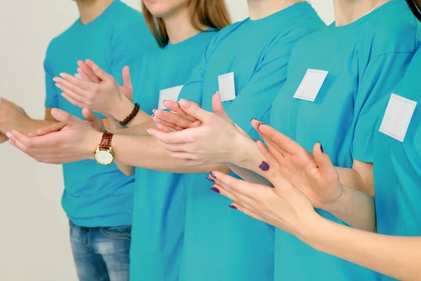 Zakelijke team applaudisseren — Stockfoto