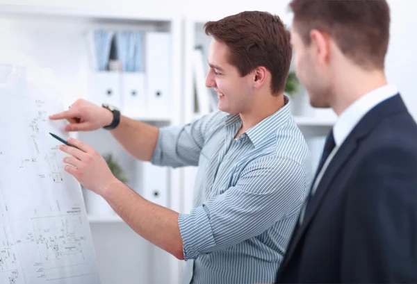 Business people talking on meeting at office — Stock Photo, Image