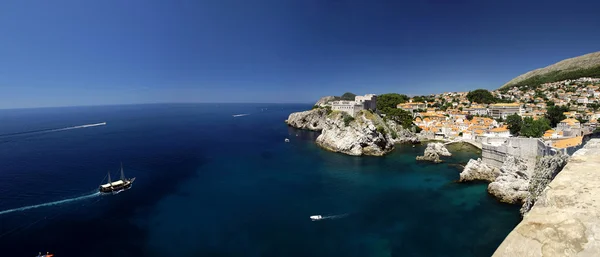 Dubrovnik-panorama lizenzfreie Stockbilder