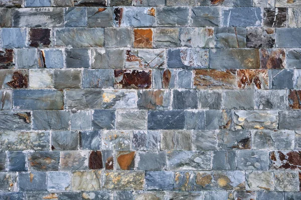 Ladrillos Pizarra Piedra Rústica Pared Revestimiento Porcelánico Cerámica Ropa Piedra — Foto de Stock