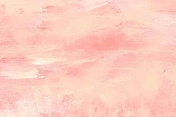 Pastellrosa Abstrakt Målning Bakgrund Grunge Färgade Duk Konsistens — Stockfoto
