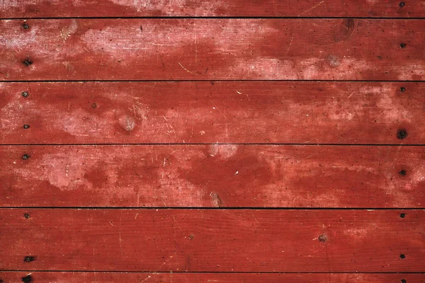 Worn Out Red Painted Wooden Planks Wall Rustic Distressed Background — Stock Photo, Image
