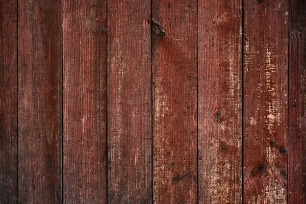 Mur Planches Bois Peint Rouge Usé Fond Texture Rustique Détresse — Photo