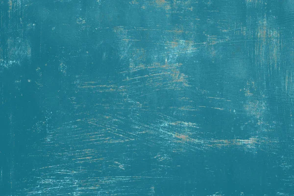 Vecchio Indossato Blu Lamiera Verniciata Grunge Sfondo — Foto Stock