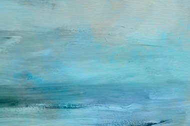 Mavi boyalı tuval grunge arkaplan veya doku