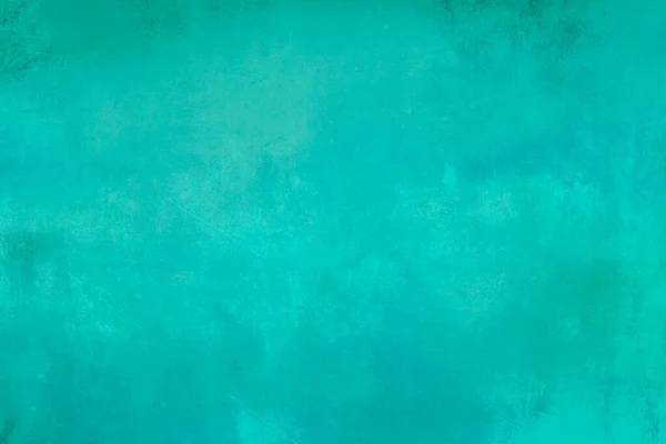 Aquamarine Splattered Grungy Background Texture — 图库照片