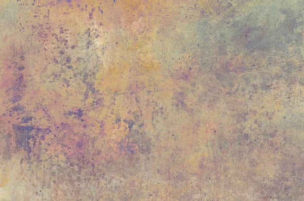 Stare Skorodowane Tło Blachy Rozpryskami Farby Tekstura Grunge — Zdjęcie stockowe