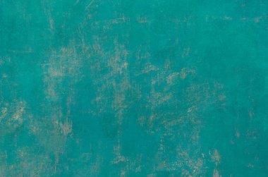 Eski turkuaz grunge arkaplanı veya dokusu 
