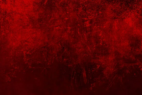 Rouge Grattée Texture Métallique Fond Grunge — Photo