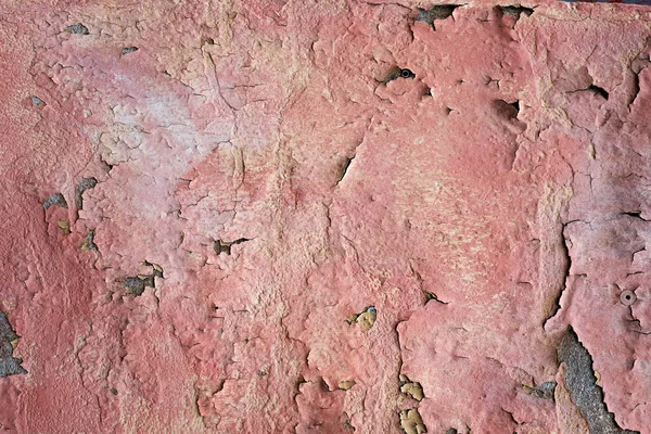 Roze Gepleisterde Verweerde Wandtextuur — Stockfoto