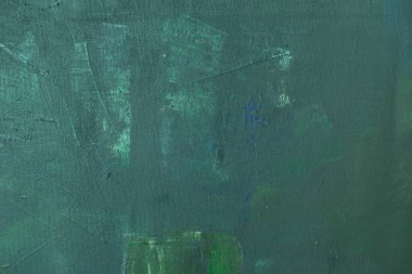 Yeşil boyalı tuval soyut arkaplan 