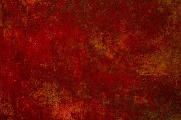 Verbrannte Rote Wandtextur Grunge Hintergrund — Stockfoto