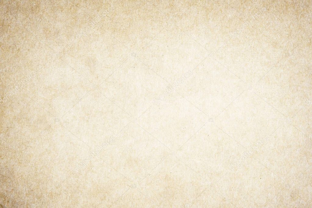 Old blank paper sheet texture, copy space, worn out background 