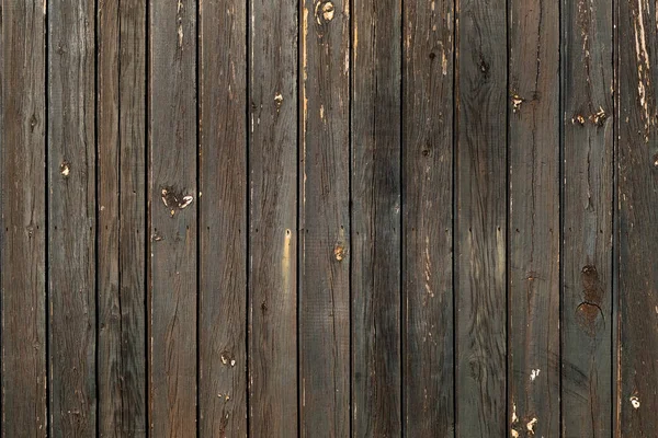 Dark Brown Painted Rustic Wooden Cabin Wall Background — Stock Photo, Image