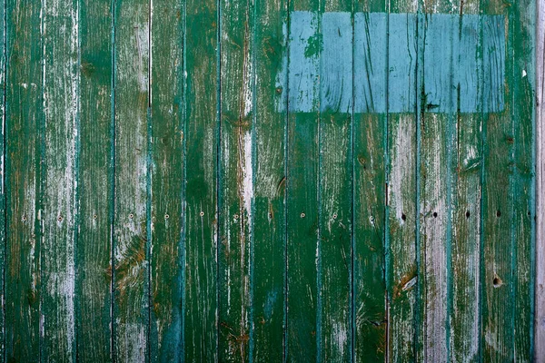 Old Green Painted Distressed Wooden Planks Wall Grunge Rustic Background — Stock Photo, Image