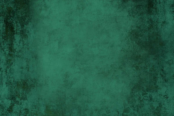 Pine Green Grunge Background Dark Vignette Borders — Stock Photo, Image