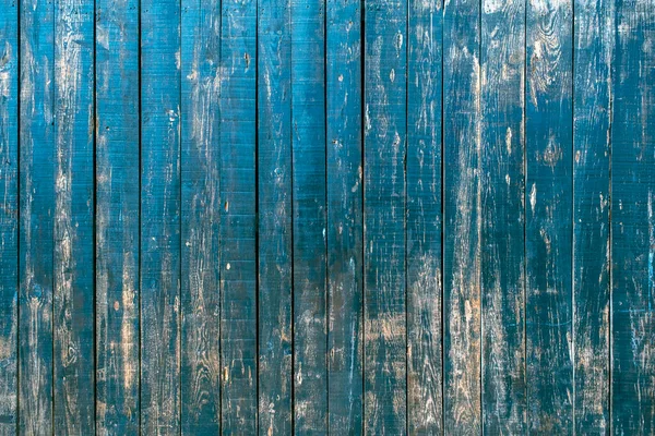 Stare Niebieskie Malowane Rustykalne Drewniane Deski Tło Ściany Grunge Konsystencji — Zdjęcie stockowe