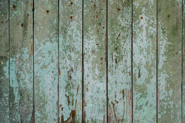 Old Rustic Wooden Planks Wall Texture Layers Green Worn Out — Stock Photo, Image