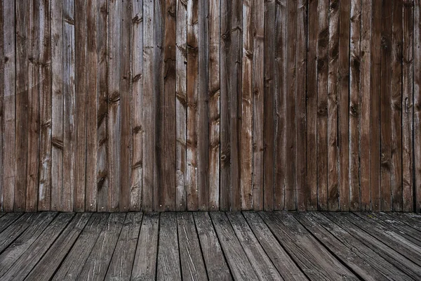 Rustic wooden cabin wall and floor background