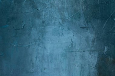 Mavi lekeli tuval, soyut resim arkaplan, grunge desen 