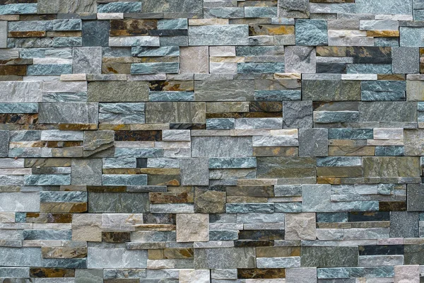 Parede Mosaico Pedra Rústica Enfrentando Telhas Porcelana Cerâmica Stonewear — Fotografia de Stock