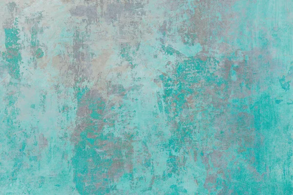 Aquamarine Paint Splattered Grunge Background — Stockfoto