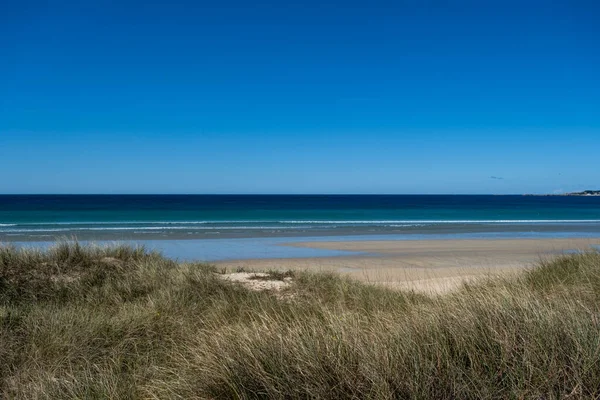 Sandy Beach Dunes Lanzada Grove Galicia Spain — Stockfoto
