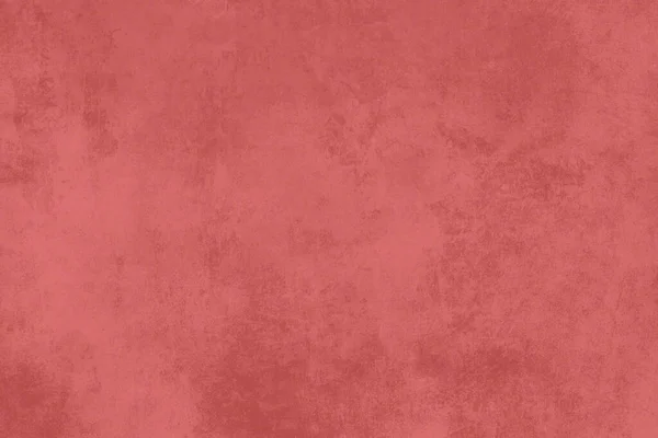 Красный Коралл Окрашены Стены Изношенной Отделкой Гранж Фон — стоковое фото