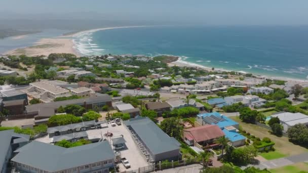 Forwards Reveal Luxury Residences Urban Borough Sea Coast Summer Vacation — Video Stock